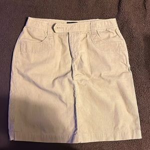 Khaki Corduroy Sonoma Pencil Skirt Size 8 Worn once. Great Condition
